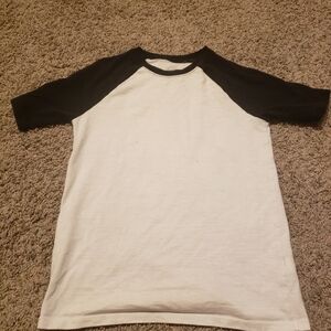 Wonder Nation Black and White Short Sleeve Tee